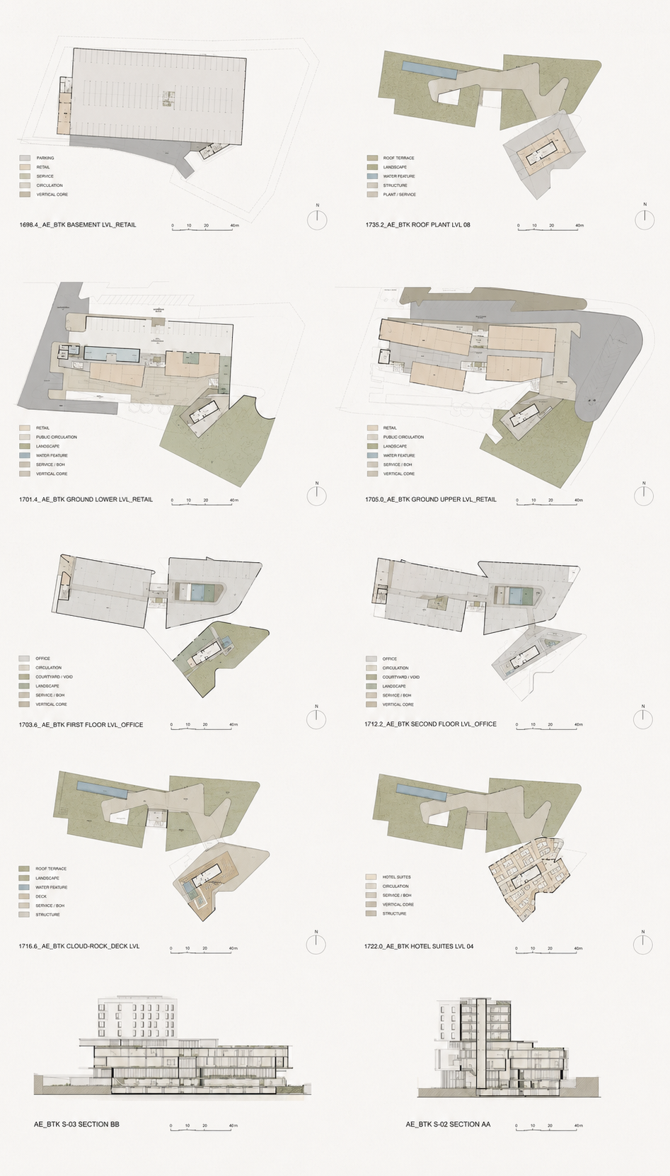 Cloud Rock plans and sections